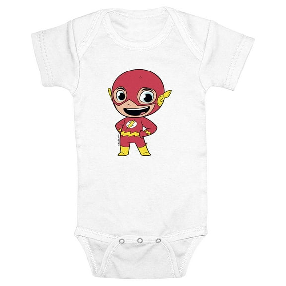 Infant's DC Super Friends The Flash Power Pose Bodysuit