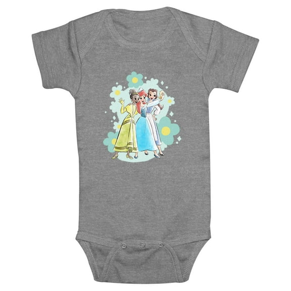 Infant's Disney Princesses Friendship Bodysuit