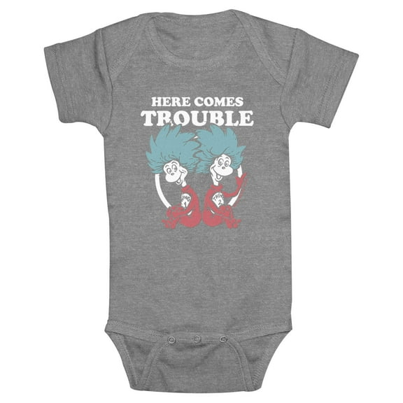 Infants' Dr. Seuss Here Comes Trouble  Bodysuit