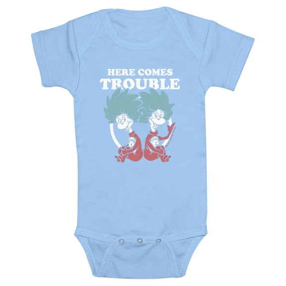 Infants' Dr. Seuss Here Comes Trouble  Bodysuit