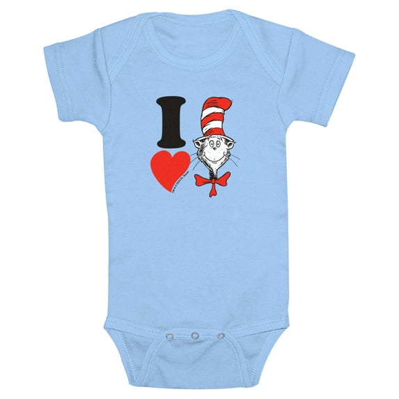Infants' Dr. Seuss I Love Cat in the Hat Bodysuit