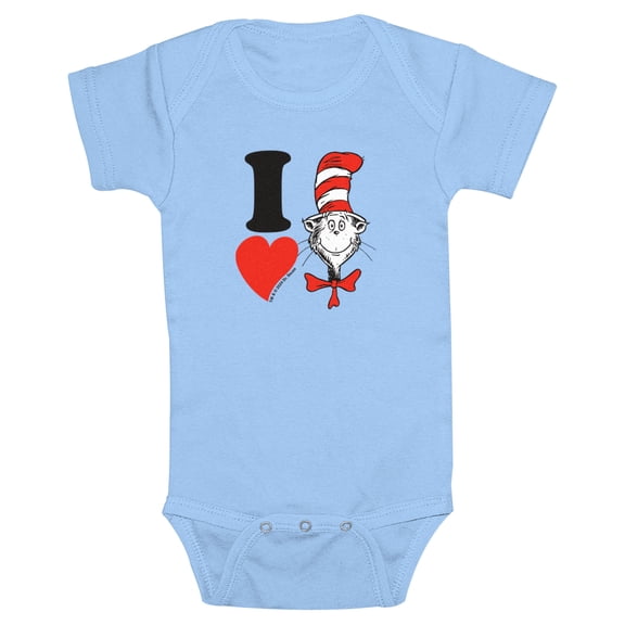 Infants' Dr. Seuss I Love Cat in the Hat Bodysuit
