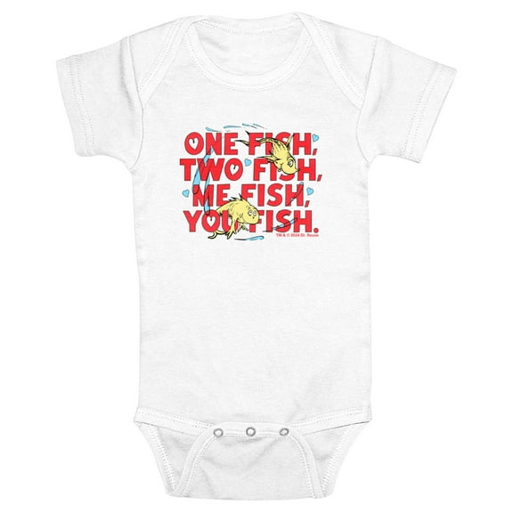 Infants' Dr. Seuss Me Fish You Fish  Bodysuit