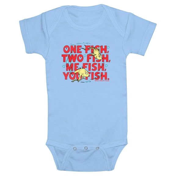 Infants' Dr. Seuss Me Fish You Fish  Bodysuit
