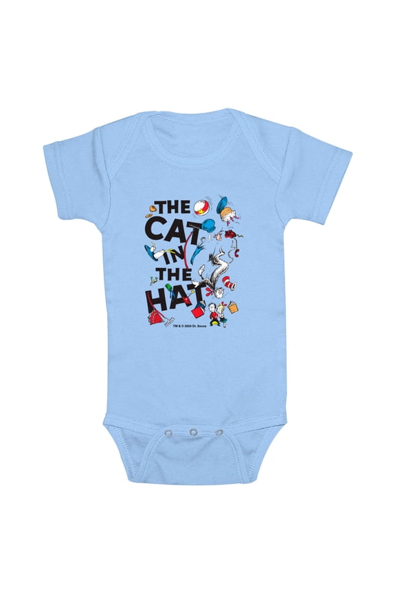 Infant's Dr. Seuss The Cat in the Hat Mess Onesie