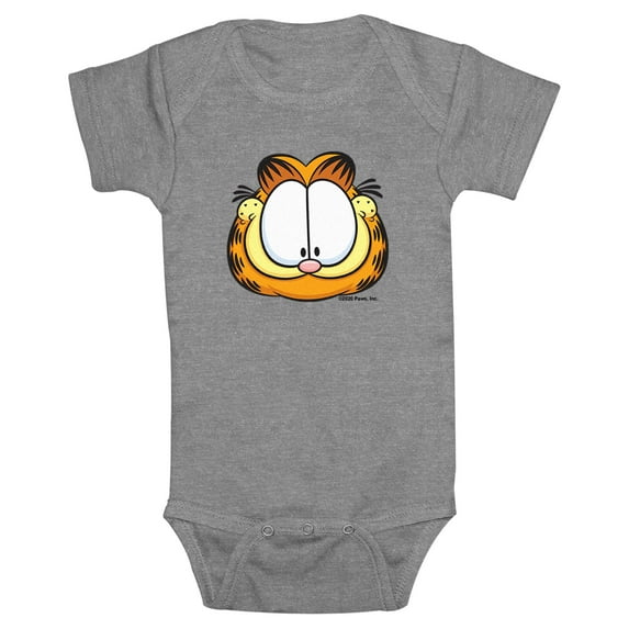 Infant's Garfield Cat Big Face Bodysuit