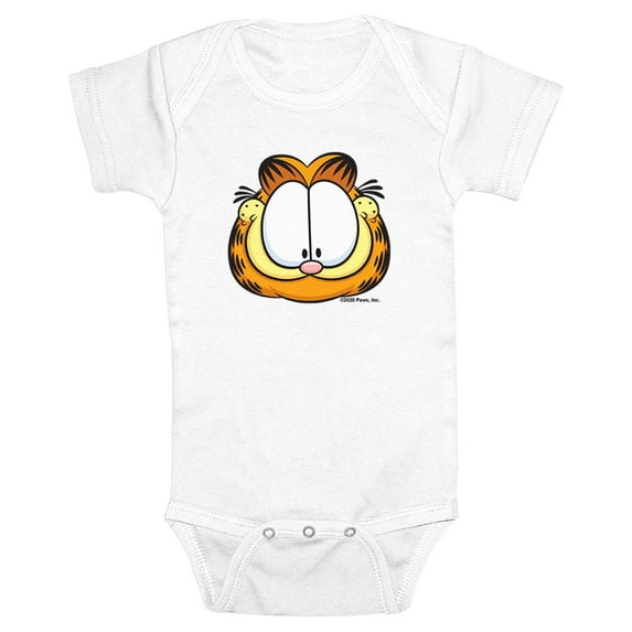 Infant's Garfield Cat Big Face Bodysuit