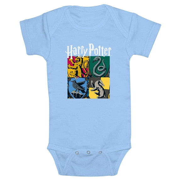 Infants' Harry Potter Hogwarts Houses Vintage Collage  Bodysuit