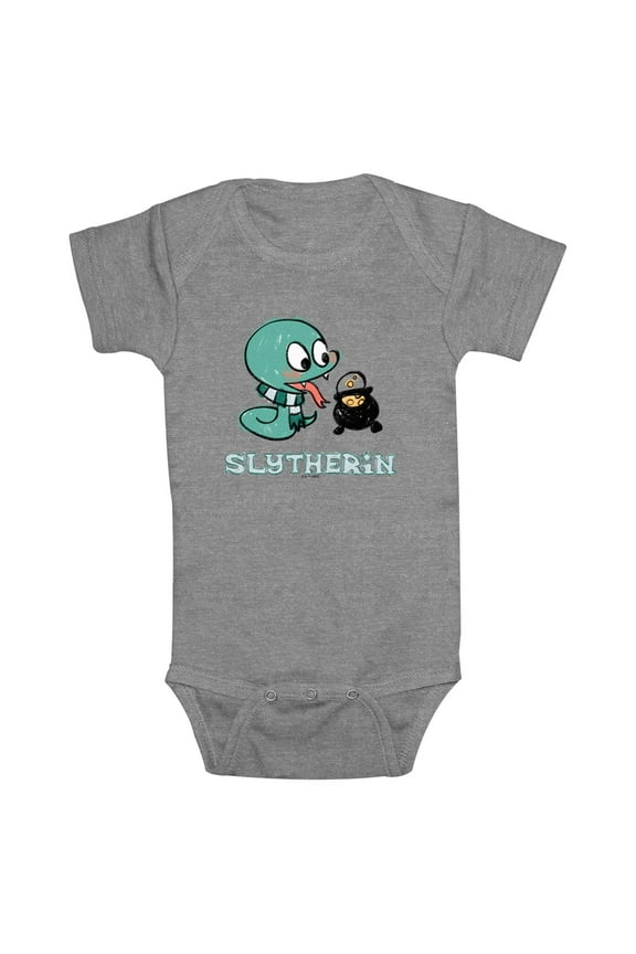 Infants' Harry Potter Slytherin Snake Doodle  Bodysuit