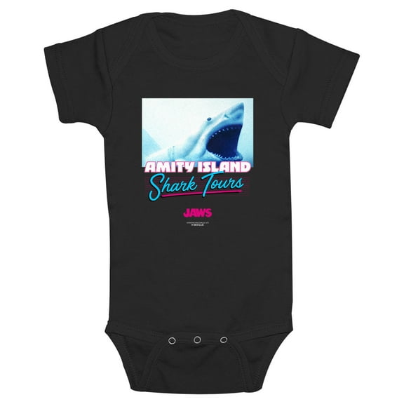 Infant's Jaws Amity Island Shark Tours  Bodysuit