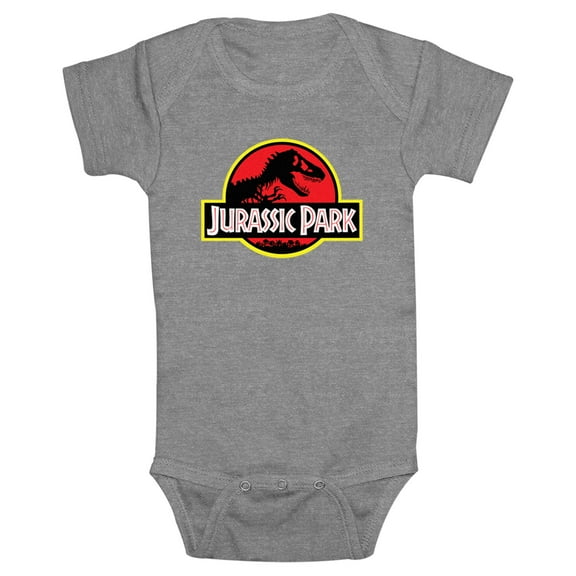 Infant's Jurassic Park Classic Bold T Rex Logo  Bodysuit