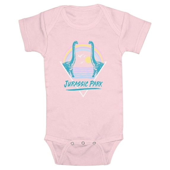 Infant's Jurassic Park Rainbow Beach Brachiosaurus Bodysuit