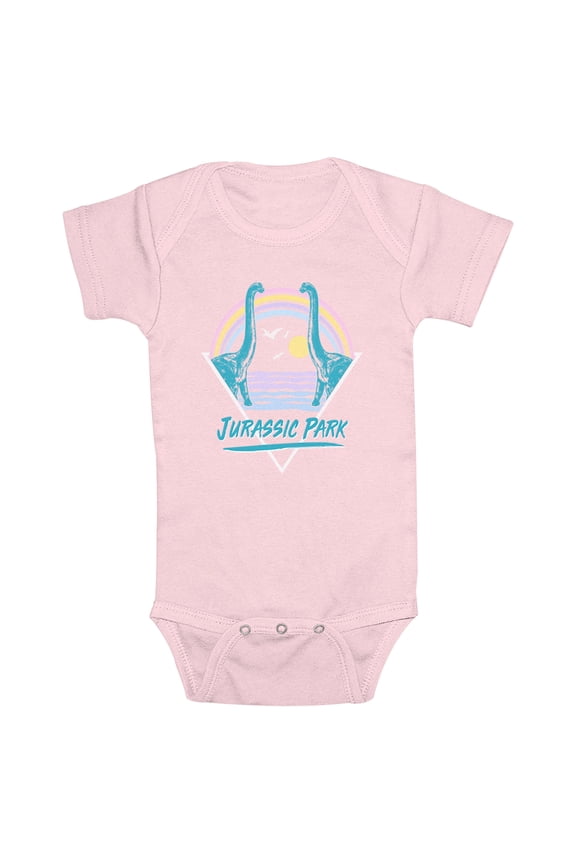 Infant's Jurassic Park Rainbow Beach Brachiosaurus Bodysuit