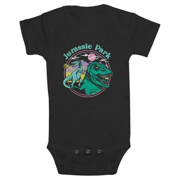 Infant's Jurassic Park Retro Dinosaurs Bodysuit