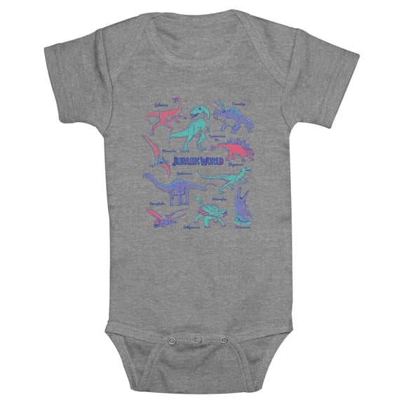 Infant's Jurassic World Dinosaur Names Bodysuit