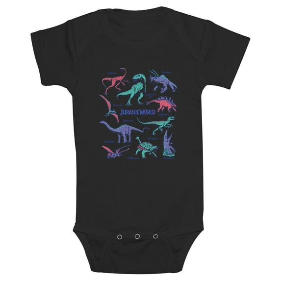 Infant's Jurassic World Dinosaur Names Bodysuit