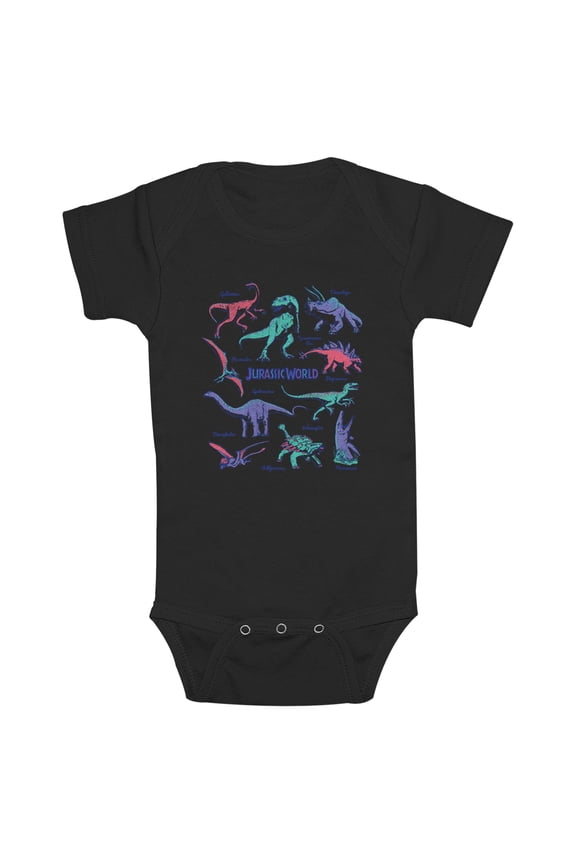 Infant's Jurassic World Dinosaur Names Bodysuit