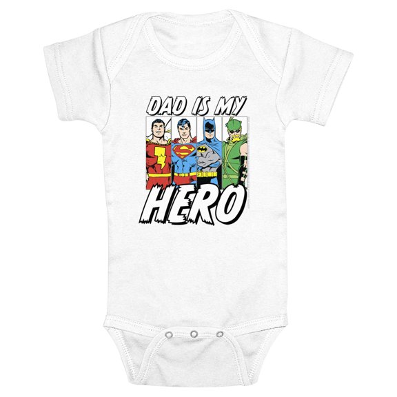 Infant's Justice League Superhero Dad Bodysuit