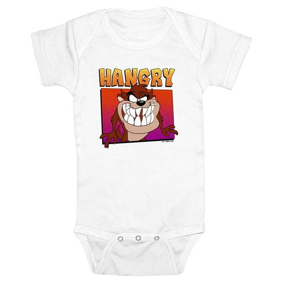 Infant's Looney Tunes Hangry Taz  Bodysuit