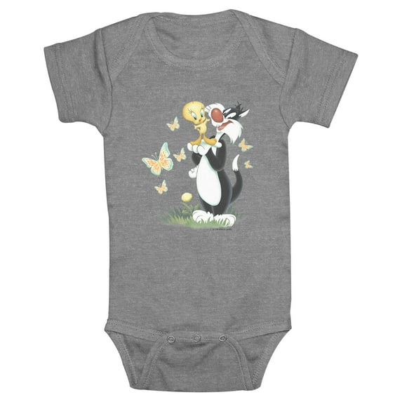 Infant's Looney Tunes Sylvester and Tweety Bodysuit
