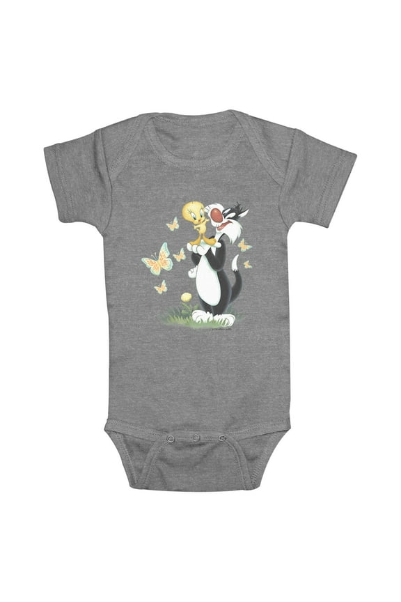 Infant's Looney Tunes Sylvester and Tweety Bodysuit