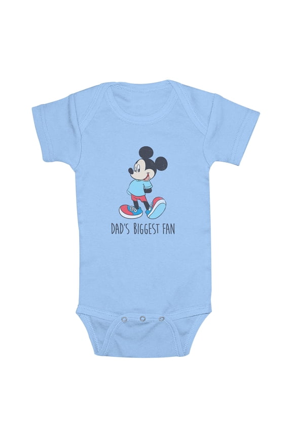 Infants' Mickey & Friends Dad's Biggest Fan  Bodysuit
