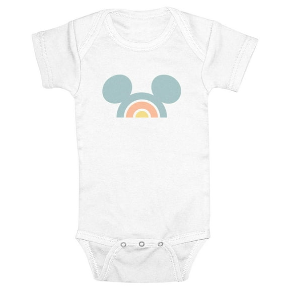 Infants' Mickey & Friends Minimalist Rainbow  Bodysuit