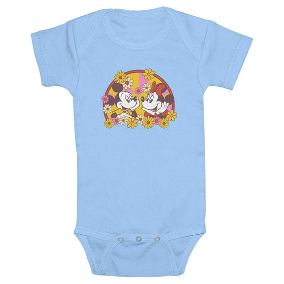 Infants' Mickey & Friends Retro Bloom  Bodysuit