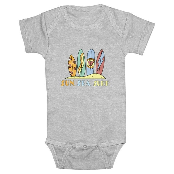 Infants' Mickey & Friends Sun Sea Surf Boards Bodysuit