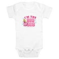 thumbnail image 1 of Infants' Nintendo I'm the Big Sis Peach Bodysuit, 1 of 3