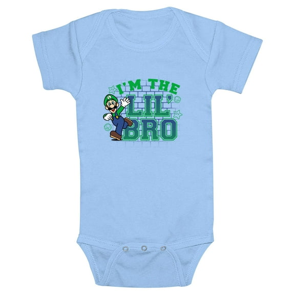 Infants' Nintendo I'm the Lil' Bro Luigi Bodysuit