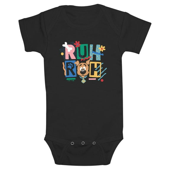 Infant's Scooby Doo Cute Ruh Roh Bodysuit
