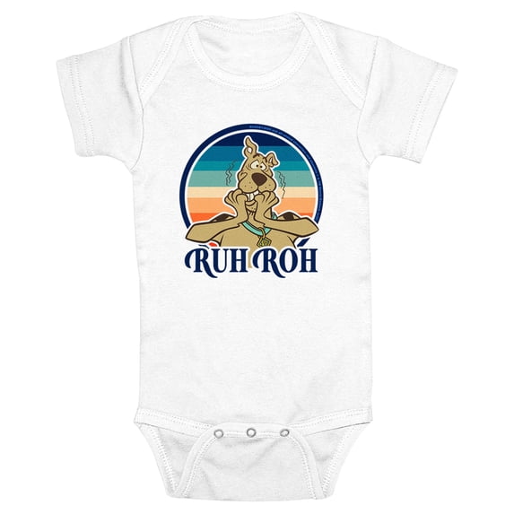 Infant's Scooby Doo Retro Ruh Roh Bodysuit