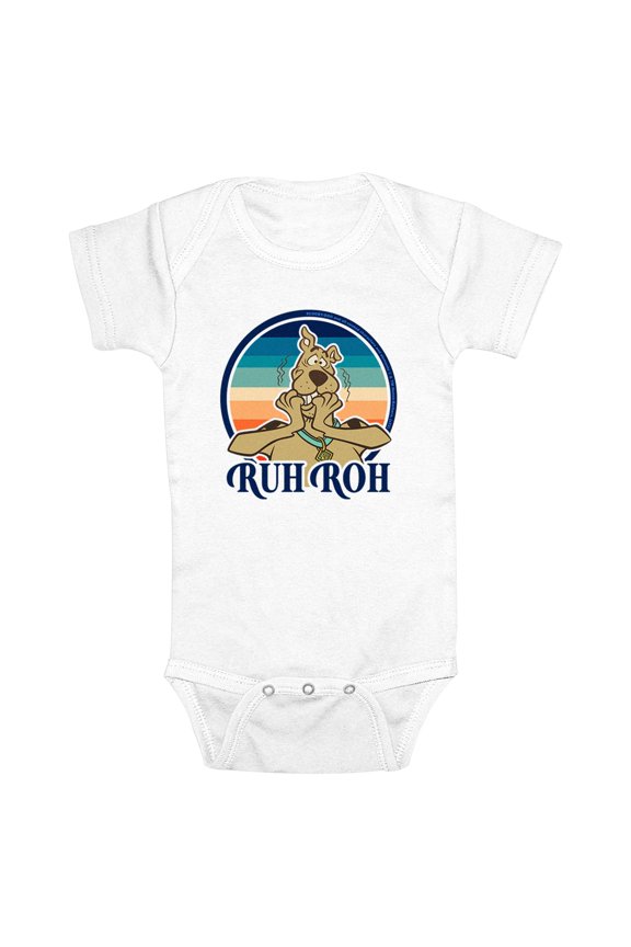 Infant's Scooby Doo Retro Ruh Roh Bodysuit