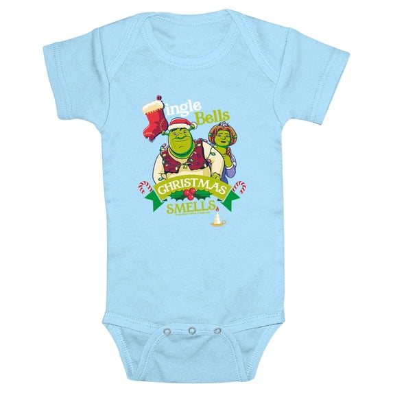 Infant's Shrek Christmas Smells Bodysuit