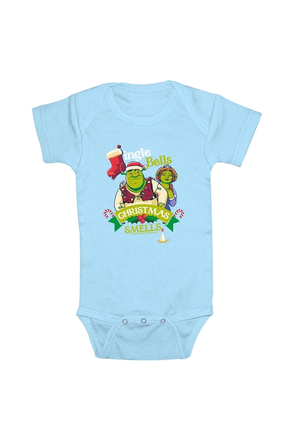 Infant's Shrek Christmas Smells Bodysuit
