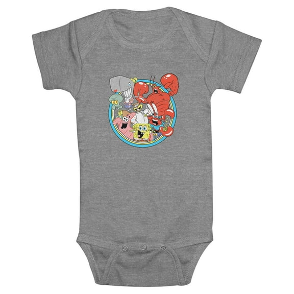 Infant's SpongeBob SquarePants Characters Bodysuit