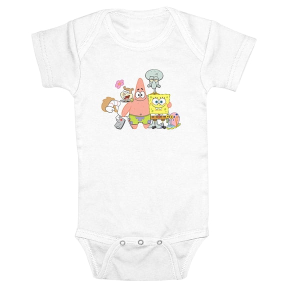 Infant's SpongeBob SquarePants Group Shot  Bodysuit