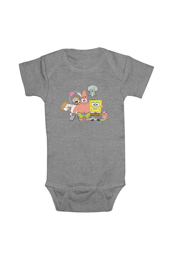 Infant's SpongeBob SquarePants Group Shot Bodysuit