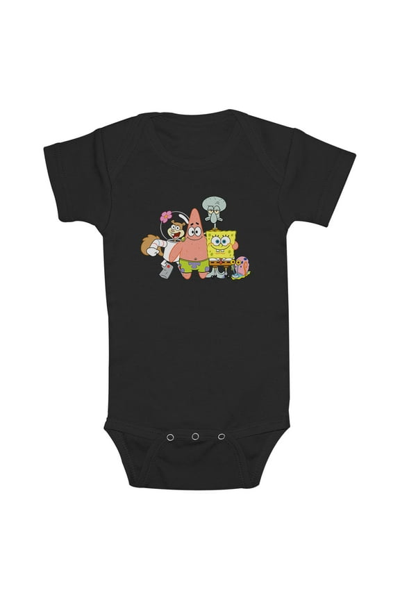 Infant's SpongeBob SquarePants Group Shot  Bodysuit