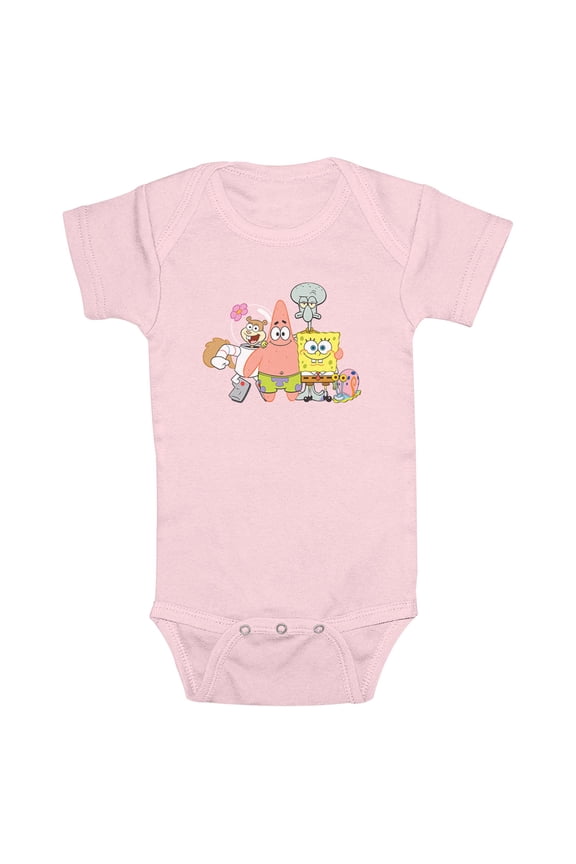 Infant's SpongeBob SquarePants Group Shot Bodysuit