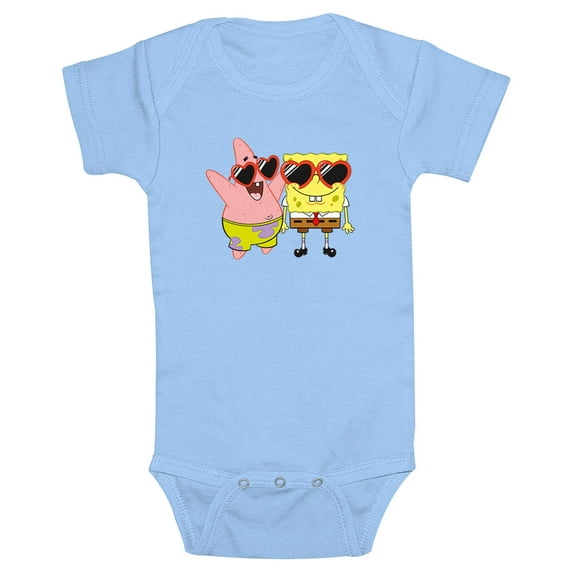 Infant's SpongeBob SquarePants Heart-Shaped Sunglasses Bodysuit