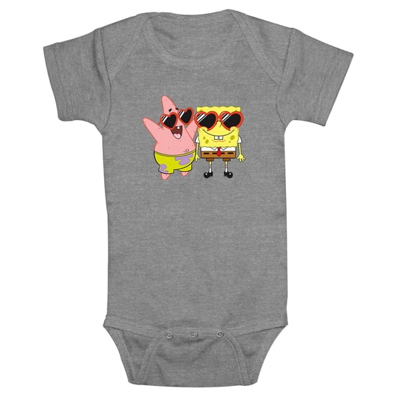 Infant's SpongeBob SquarePants Heart-Shaped Sunglasses Bodysuit