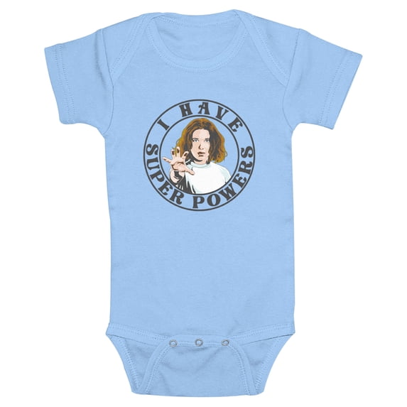 Netflix Infant's Stranger Things Eleven I Have Super Powers Bodysuit