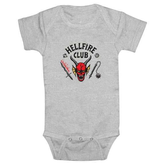Netflix Infant's Stranger Things Hellfire Club Bodysuit