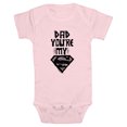 thumbnail image 1 of Infant's Superman Superman Dad  Bodysuit, 1 of 3