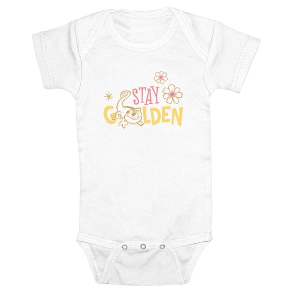 Infant's Tangled Pascal Stay Golden Bodysuit
