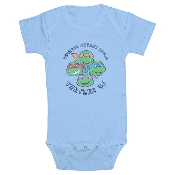 Infant's Teenage Mutant Ninja Turtles Distressed Group 84'  Bodysuit