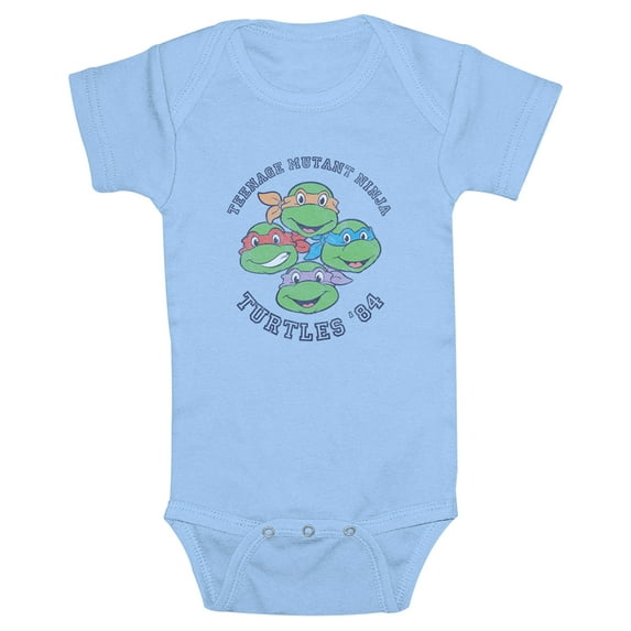 Infant's Teenage Mutant Ninja Turtles Distressed Group 84' Bodysuit