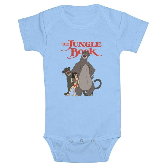 Infant's The Jungle Book Family Logo  Bodysuit